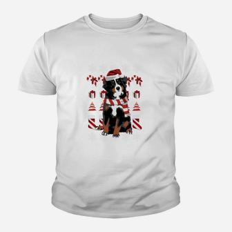 Berner Sennenhund Weihnachtspulli Kinder T-Shirt - Seseable