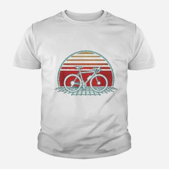 Bicycle Retro Vintage Cycling 70s 80s Style Kid T-Shirt - Seseable