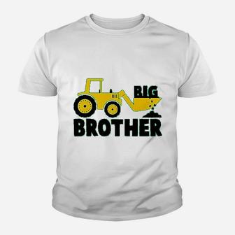 Big Brother Little Brother Gift For Tractor Loving Boys Siblings Set Kid T-Shirt - Seseable