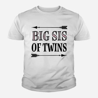 Big Sis Of Twins Sister, sister presents Kid T-Shirt - Seseable
