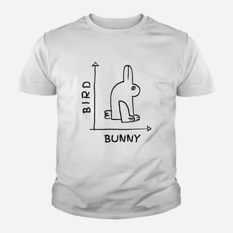 Bird Or Bunny Optical Illusion Shirt Kid T-Shirt - Seseable