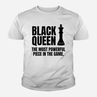 Black History Month Inspiring Black Queen Kid T-Shirt - Seseable