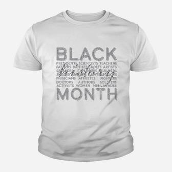 Black History Month Occupations And Identities Kid T-Shirt - Seseable