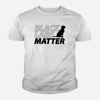 Black Labs Matter - Hunter Orange Kid T-Shirt - Seseable