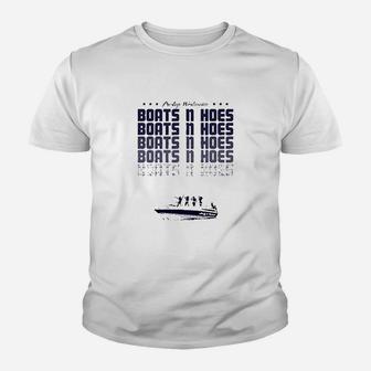 Boats Hoes Boat Step Brothers Funny Dad Boating Kid T-Shirt - Seseable