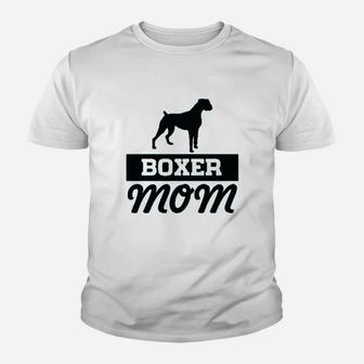 Boxer Mom Dog Lover Boxer Dogs Kid T-Shirt - Seseable