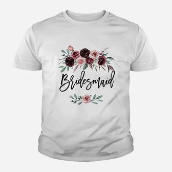 Bridal Shower Wedding Gift For Bridesmaid Maid Of Honor Kid T-Shirt - Seseable