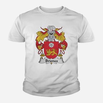 Briones Family Crest Spanish Family Crests Kid T-Shirt - Seseable