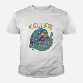 Cell Fie Funny Science Biology Teacher Biology Pun Kid T-Shirt - Seseable