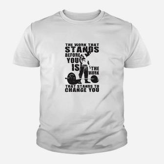 Change bodybuilding Motivation T-shirts201748140434 Kid T-Shirt - Seseable