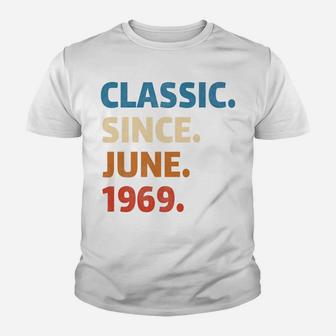 Classic Since June 1969 Funny Vintage 53rd Birthday Gift Kid T-Shirt - Seseable