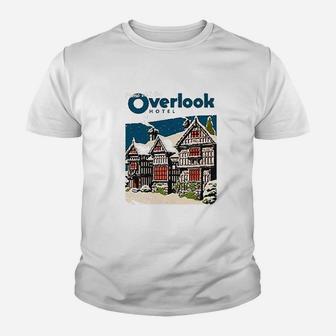 Come Visit The Overlook Hotel Vintage Travel Kid T-Shirt - Seseable