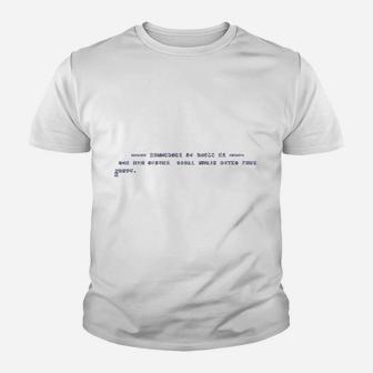 Commodore 64 Start Screen Boot 80s 8-bit Home Computer Videogame Kid T-Shirt - Seseable