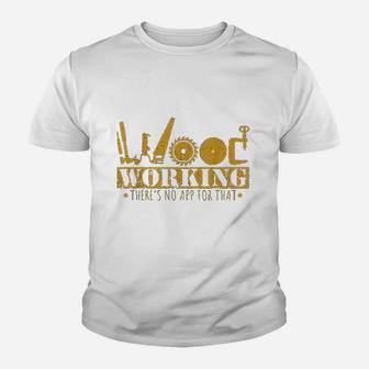 Contractor Gift Woodworking Tools Wood Worker Humor Handyman Kid T-Shirt - Seseable