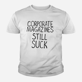 Corporate Magzines 90s Grunge Vintage Kid T-Shirt - Seseable