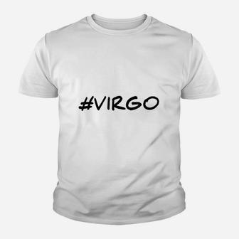 Cute Virgo Zodiac Hashtag Astrological Sign Kid T-Shirt - Seseable