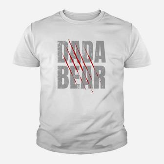 Dada Bear Funny Distressed For The Best Dads Kid T-Shirt - Seseable