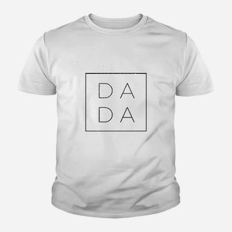 Dada First Time Fathers Day Present Kid T-Shirt - Seseable