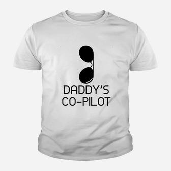 Daddys Co Pilot, best christmas gifts for dad Kid T-Shirt - Seseable