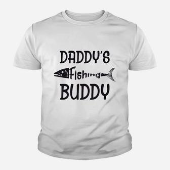Daddys Fishing Buddy, best christmas gifts for dad Kid T-Shirt - Seseable