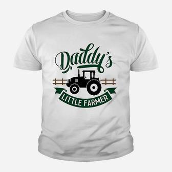 Daddys Little Farmer, dad birthday gifts Kid T-Shirt - Seseable