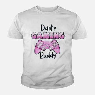 Dads Gaming Buddy, best christmas gifts for dad Kid T-Shirt - Seseable