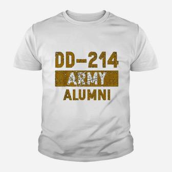 Dd214 Us Army Alumni Vintage Veteran Retired Military Gift Kid T-Shirt - Seseable