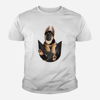 Deutscher Schäferhund Tasche Kinder T-Shirt - Seseable
