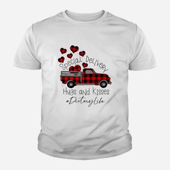 Dietary Valentine Valentine Special Delivery Kid T-Shirt - Seseable