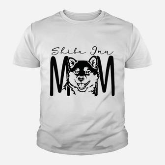 Dog Mom Shiba Inu Kid T-Shirt - Seseable