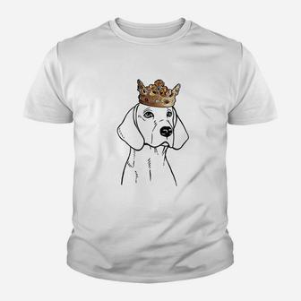 Dog Wearing Crowns Kid T-Shirt - Seseable