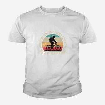 E Bike Rentner Pedelec Fahrrad Elektro Kinder T-Shirt - Seseable