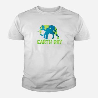 Earth Day 2019 For Teachers And Kids With Elephant 2 Kid T-Shirt - Seseable