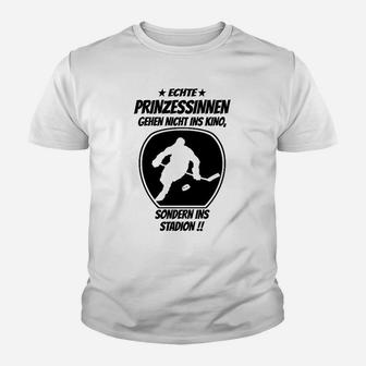 Echte Eishockey Prinzessinen Kinder T-Shirt - Seseable