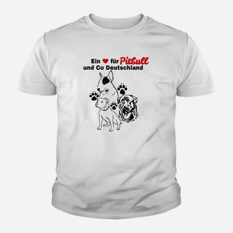 Ein Ihr Für Pitbull Und Co Kinder T-Shirt - Seseable
