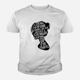 Feminist Empowerment Womens Rights Social Justice March Kid T-Shirt - Seseable