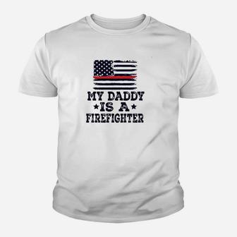 Fireman Daddy Is A Firefighter, best christmas gifts for dad Kid T-Shirt - Seseable