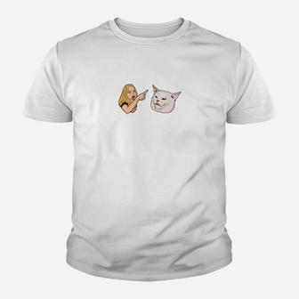 Frau, Die An Katzen- Schreibt Kinder T-Shirt - Seseable