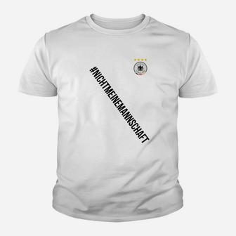 Fußball-Fan Kinder Tshirt #zsmmn Aufdruck und Verbandslogo, Fanartikel - Seseable