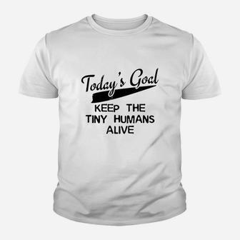 Funny Childcare Provider Keep The Tiny Humans Alive Kid T-Shirt - Seseable