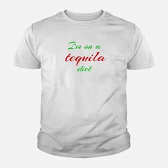 Funny Cruise Vacation For Dad Who Loves Tequila Kid T-Shirt - Seseable