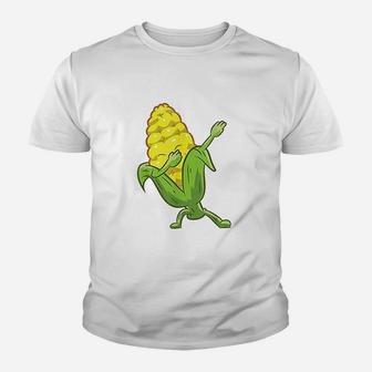 Funny Dabbing Corn Cute Dancing Corn Gift Kid T-Shirt | Seseable CA