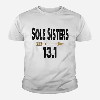 Funny Marathon Sole Sister birthday Kid T-Shirt - Seseable