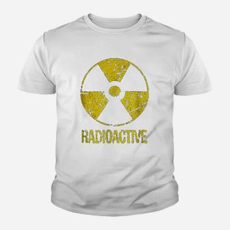 Funny Vintage Nostalgic Radioactive Nuclear War Symbol Kid T-Shirt - Seseable