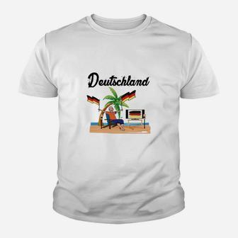 Fußball Wm Deutschland Fan 2018 Kinder T-Shirt - Seseable