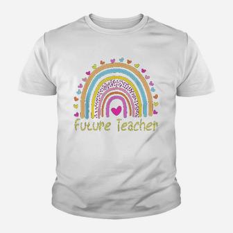 Future Teacher Rainbow Kid T-Shirt - Seseable