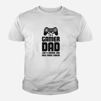 Gamer Dad Funny Gift For Fathers Cool Dads Gaming Kid T-Shirt - Seseable