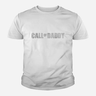 Gaming Dad Call Of Daddy Duty Gaming Inspired Kid T-Shirt - Seseable