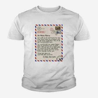 Ge Decke An Meine Mama-sohn Kinder T-Shirt - Seseable