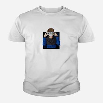 Germanletsplay Controller Head Kinder T-Shirt - Seseable